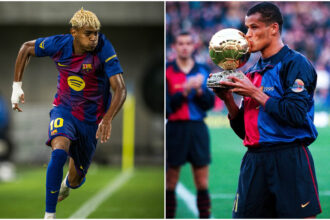 Lamine Yamal, Rivaldo, FC Barcelona.
