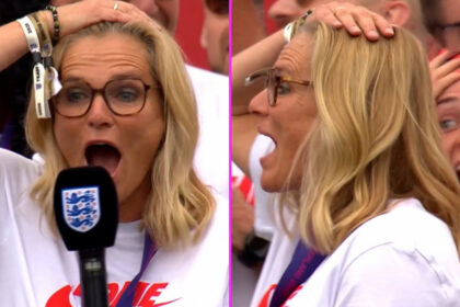 Burna Boy, Sarina Wiegman, England, Lionesses.