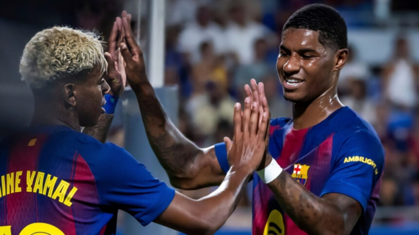 Marcus Rashford, Manchester United, Wes Brown, FC Barcelona, Lamine Yamal.