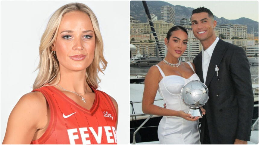 Sophie Cunningham, Indiana Fever, WNBA, Cristiano Ronaldo, Georgina Rodriguez, Al-Nassr.