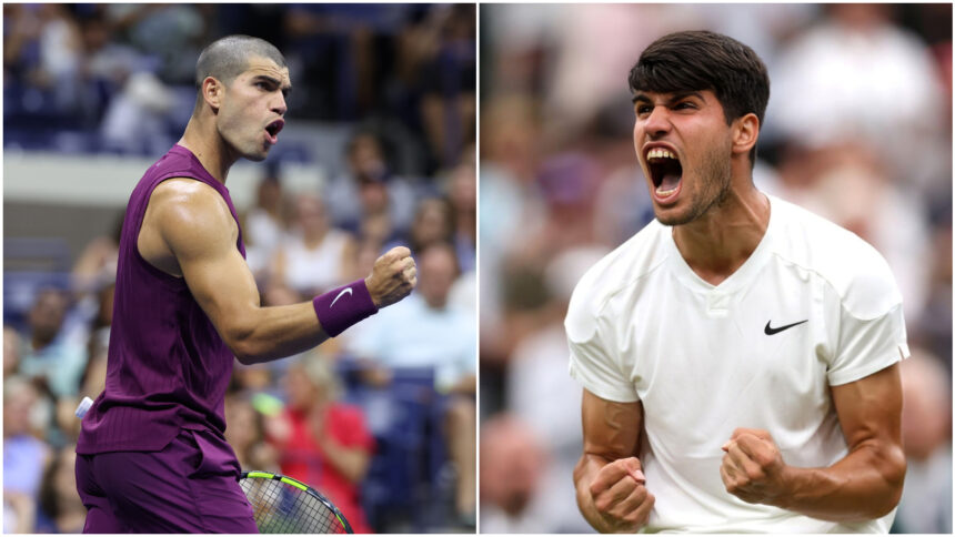 Carlos Alcaraz, US Open, Flashing Meadows, buzz cut, Reilly Opelka.