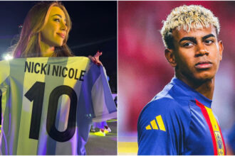 Nicki Nicole, Lamine Yamal, FC Barcelona, rapper.