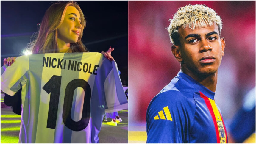 Nicki Nicole, Lamine Yamal, FC Barcelona, rapper.