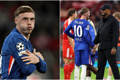 Cole Palmer, Chelsea, Bayern Munich, Champions League, Cole Palmer scores.