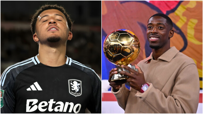 Jadon Sancho, Aston Villa, Ballon d'Or, Manchester United, Man United flop, Sancho to win the Balllon d'Or, Edin Terzic.